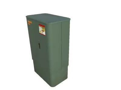 Phone Box Large Low-poly 3D model