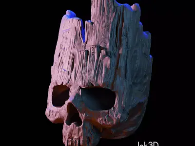 Groot Skull 3D model