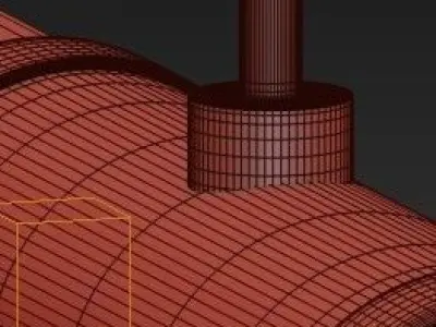 Untitled scandal long pendant light 3D model
