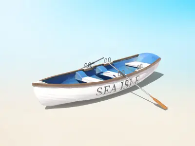 Beach Assets Collection 2 3D Model Pack