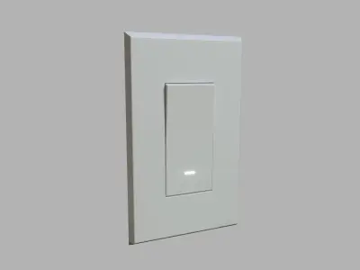 Light Switch 02 - Household Low-poly 3D model