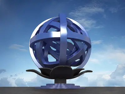 quare sculpture life culture symbol city landmark 3D model