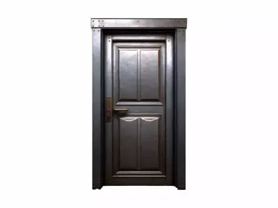 3d Model Office Building Security Access Metal Door 3D model