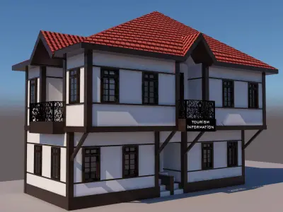 Houses of Safranbolu 3D model