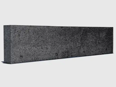 Concrete Wall 3D model