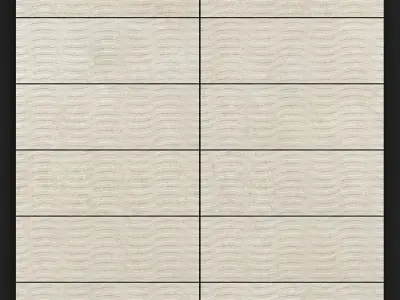 Peronda Alpine Wall Beige Waves 320x900 3D model