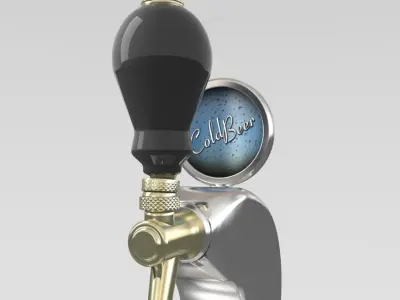 beer tap for bar or restaurant  3D model