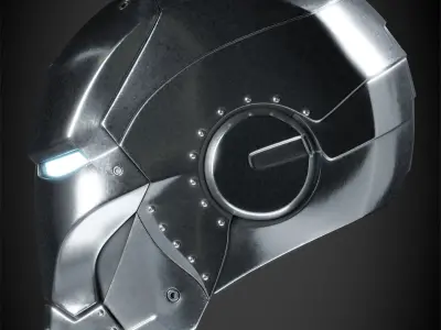 Iron Man Mark 2 Helmet for Cosplay 3D print model