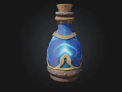 Mystic Elixir  Potion of Secrets and Sorcery 3D model