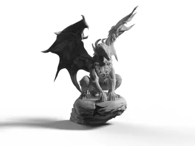 Dragon- Alpine Dragon 3D print model