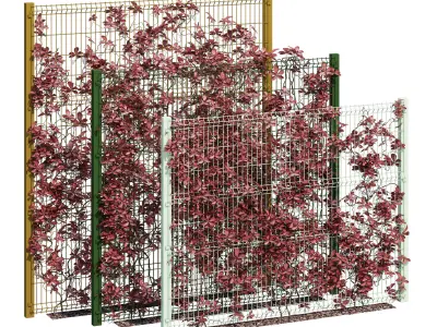 Ivy wall nine 3D model