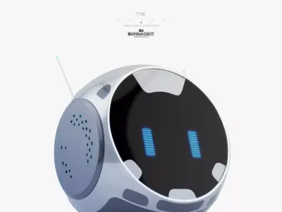 Cute baby monitor  3D model