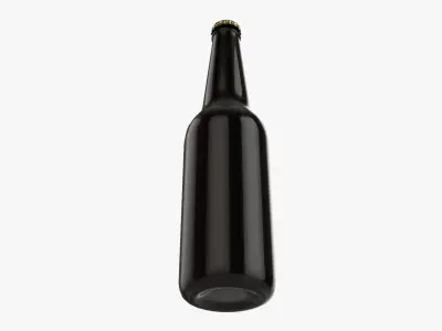 Beer bottle 05 3D model