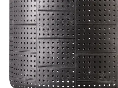 Expanded Metal Mesh Panel Seamless 2 Texture