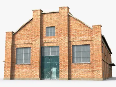 Factory x8 Low-poly 3D model purchase
