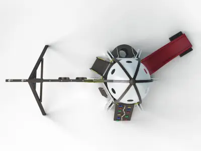 Children slide Rocket 3D model