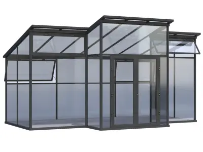 Winter Garden Set01 3D model