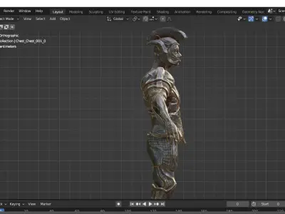 Armored Warrior 3D model