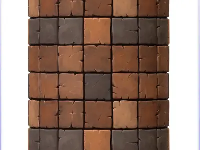 Stylized Tile Seamless Texture Texture 2
