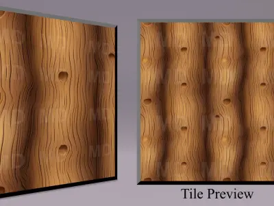 Cartoon Wood Textures Pack 47 - 10x PNG  Texture