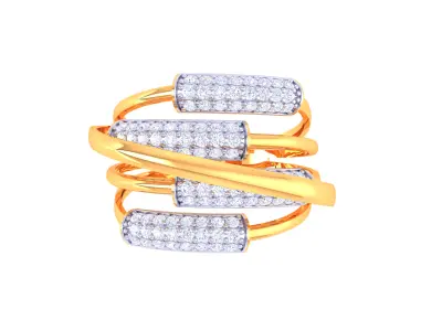 Women Ring MTL 3dm STL OBJ FBX Details 3D print model 17