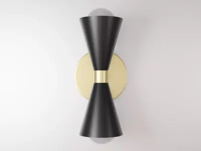 Geometric Fixture - Art Deco Sconce  - Modern Lighting 3D model