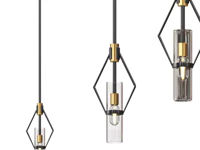 Raef Mini Pendant By Troy Lighting 3D model