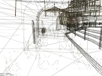 Architectural exterior 02 3D model