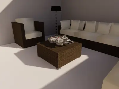  LEGO STAR WARS MILLENNIUM FALCON 4504 3D model