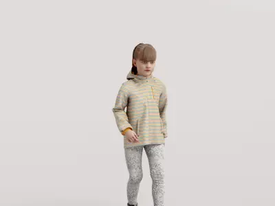 Humano 20-Collection 11 -  WINTER AUTUMN PEOPLE - 20x 3D models  3D model