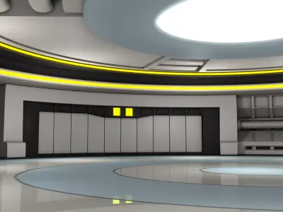 Sci Fi Room 3D model