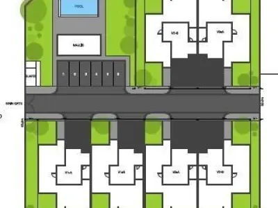 House Compound Concept 3D model