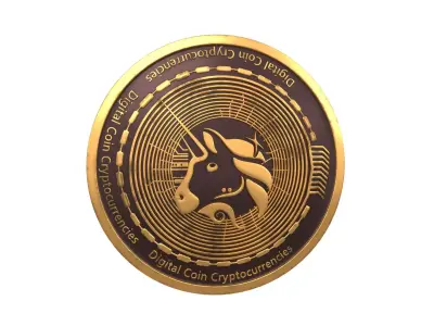 Uniswap Coin v3 002 3D model