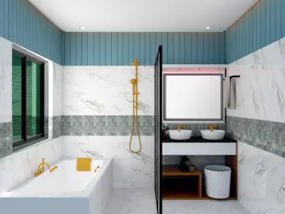 latrine designing 3D model