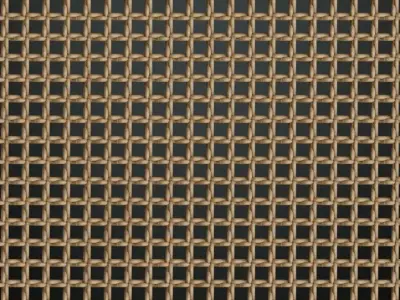 Natural Bamboo Square Lattice Weave PBR Texture