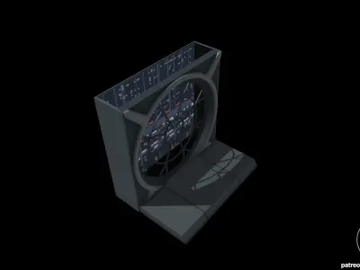 Star Wars Cloud City Gantry Window Diorama for action figures 3D print model