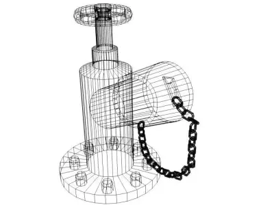 Fire Hydrant - Type 1 3D model