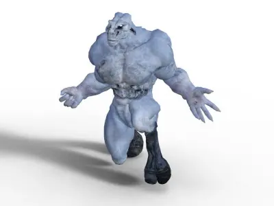 Realistic Game Character - Rigged Low-poly 3D model