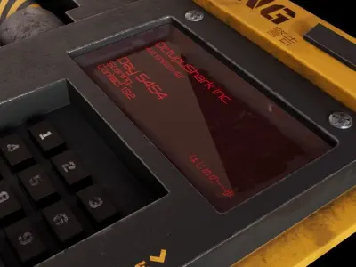 Warning Control Panel 3D model