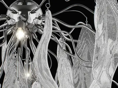 79312x Vetro Lightstar Chandelier 3D model