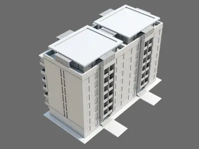 Residental Building ID038 3D model