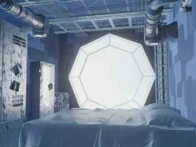 space station 3D model