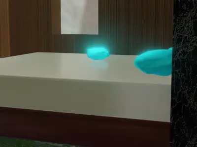 Bed Room Free low-poly 3D model