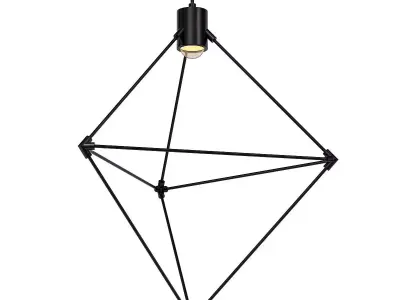 Candora geometric pendant light 3D model