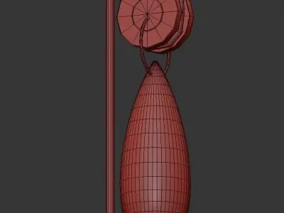Set of three 3D model