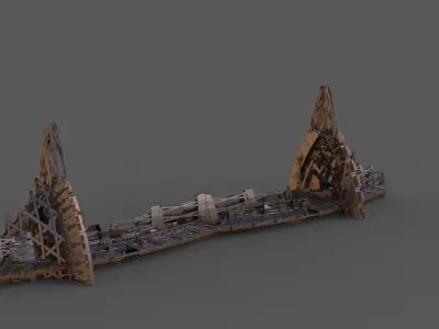 Dune Machine Turret 3D model