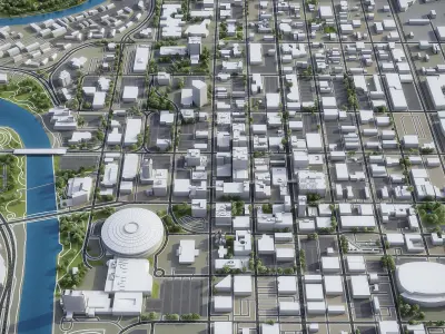 Wichita Low-poly 3D model