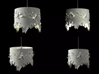 Delight Drum Shade 3D model