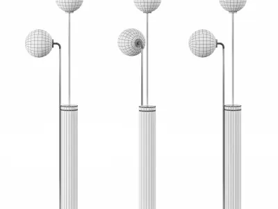 Portland floor lamp 3D model
