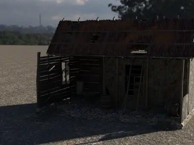 Abandoned House 3D model